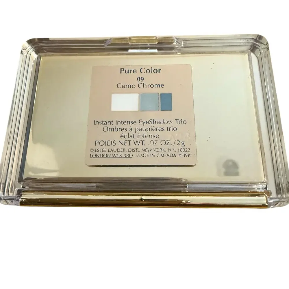 Estee Lauder Pure Color Instant Intense Eyeshadow Trio .07oz NIB- 09 Camo Chrome